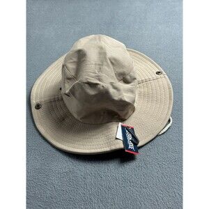Mission Ridge Mens OS Boonie Hat Khaki Wide Brim Hiking Sun Protection Cap NWT